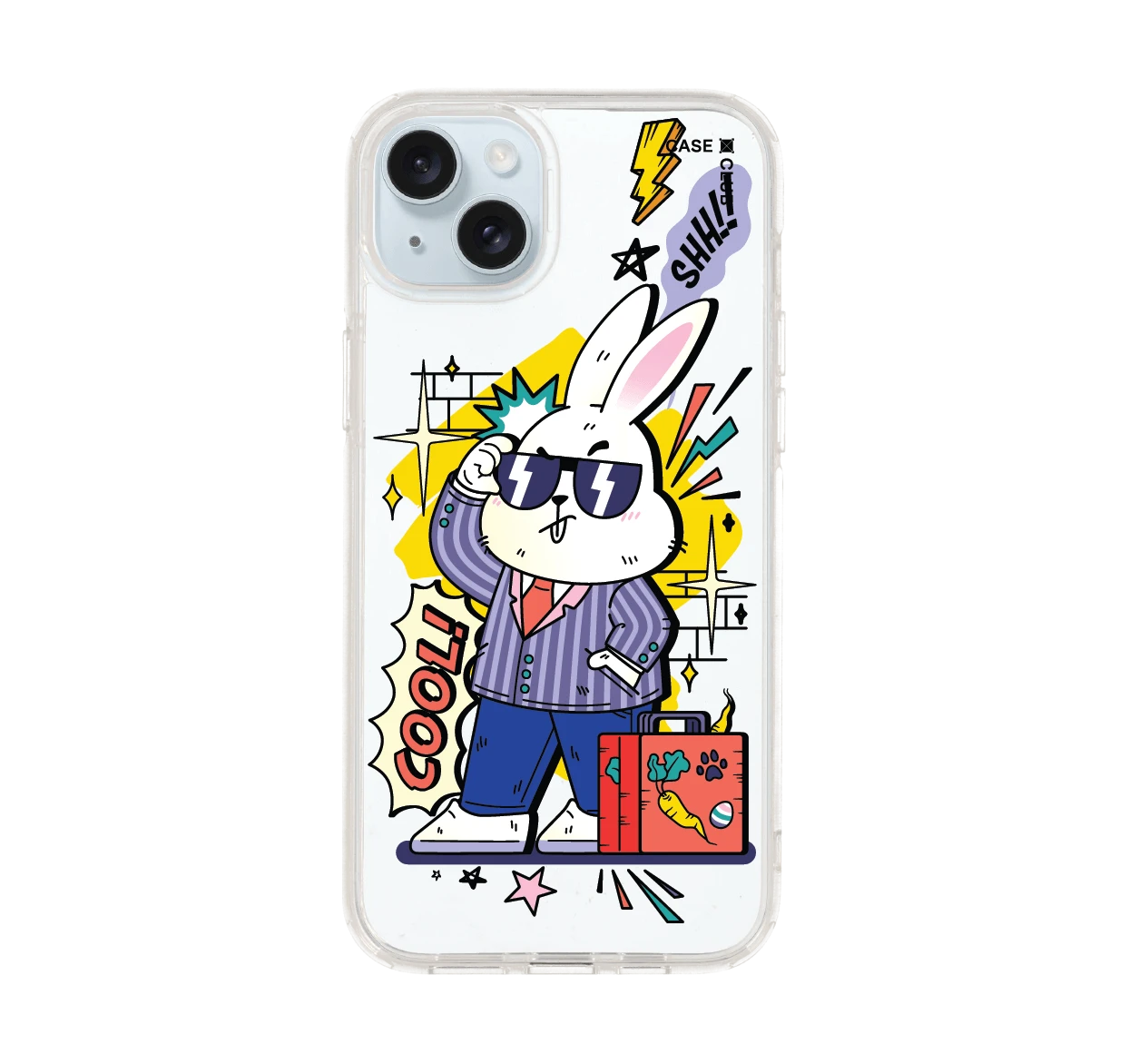 เคสใส iphone 15 plus บอสกระต่ายสายลับ